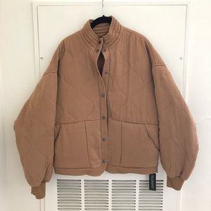 BlankNYC oversized quilted jacket, size L